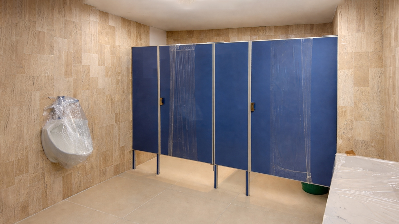 mamparas con patas para baños