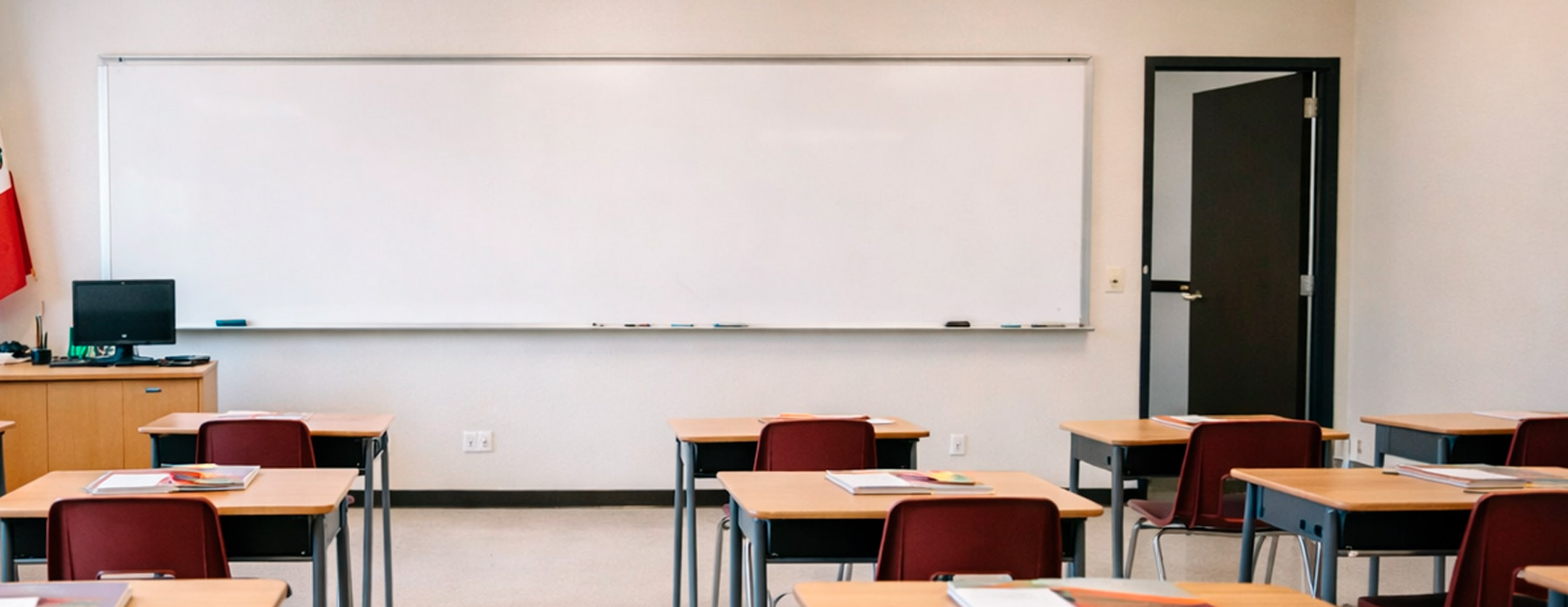 Pizarron para escuelas blanco